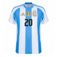 Camiseta Argentina Alexis Mac Allister #20 Primera Equipación Copa America 2024 manga corta